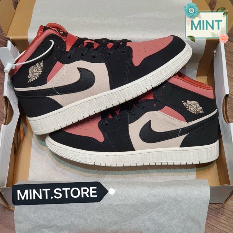 MINTSTOREGiày Sneaker Nâu Đen Cao Cổ