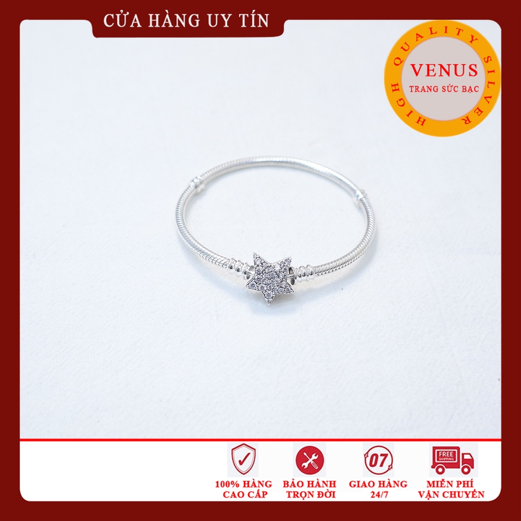 Vòng charm khóa ngôi sao- Mã sản phẩm VENUSV27