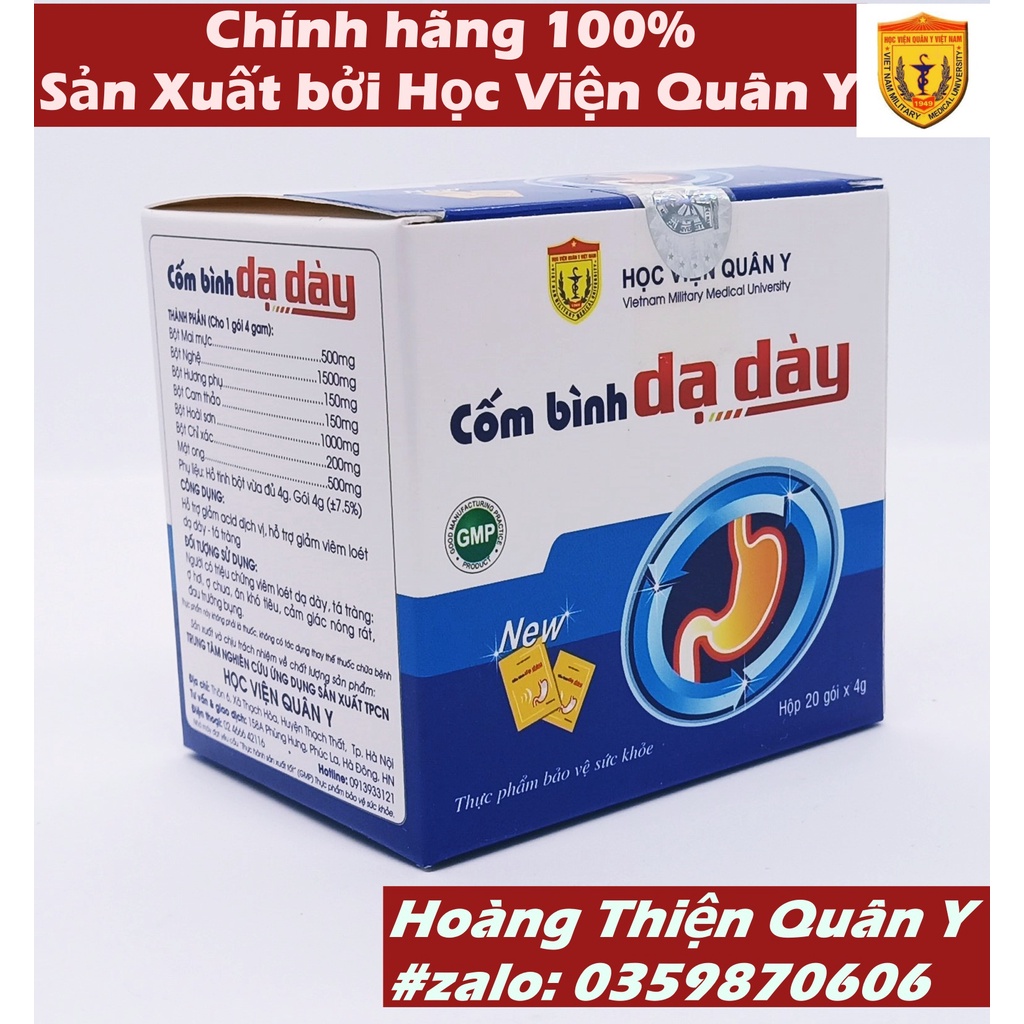 Cốm Bình Dạ Dày Ami Progast - Học viện Quân Y