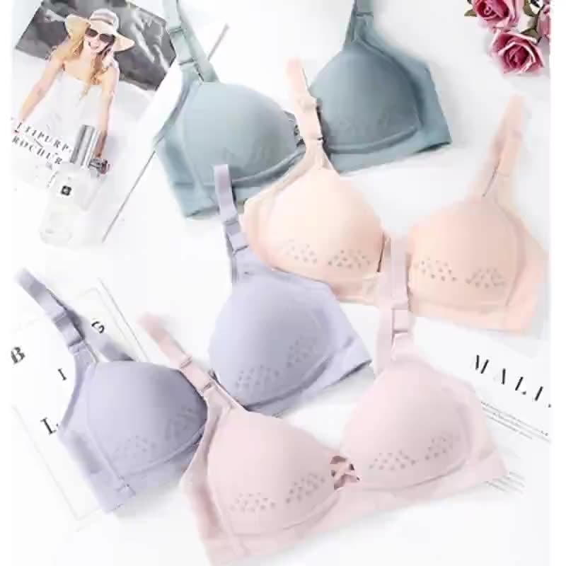 Áo Ngực Nữ Thông Hơi Kháng Khuẩn - Áo Lót Nữ Không Gọng Mút Mỏng Nâng Ngực Siêu Sexy AMYBRA A195