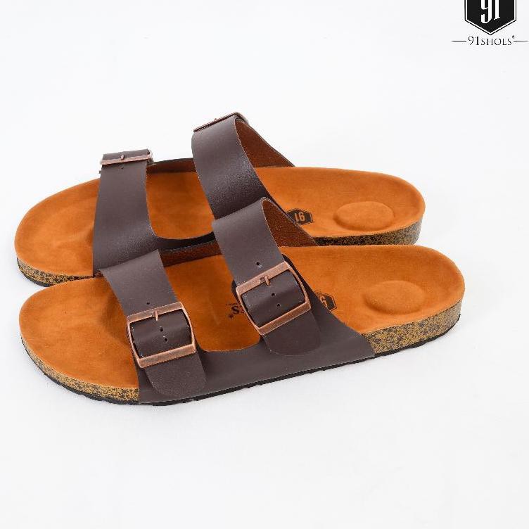 Giày Sandal Da Quai Ngang Size Lớn 5.5-2 Cho Nam Nữ