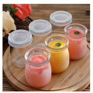 SIÊU RẺ-HŨ THỦY TINH LÀM SỮA CHUA 100ML/200ML CAO CẤP