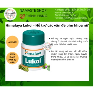 [CÓ CHE TÊN] Himalaya Lukol - Viên uống phụ khoa cho phái nữ
