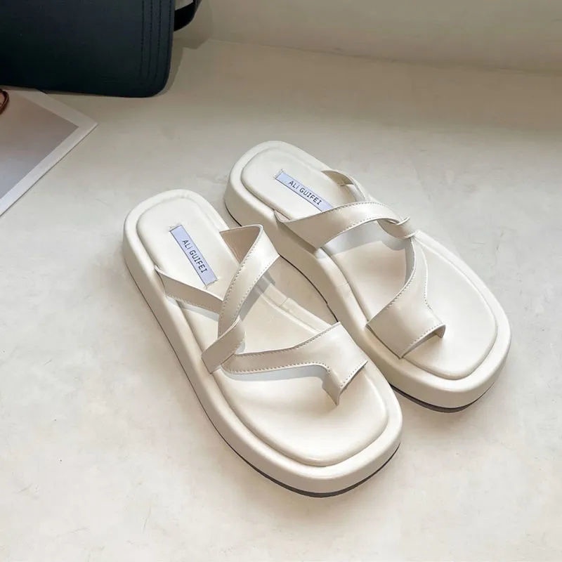 Dép Xỏ Ngón Đế Dày Thoải Mái Thời Trang Mùa Hè Cho Nữ