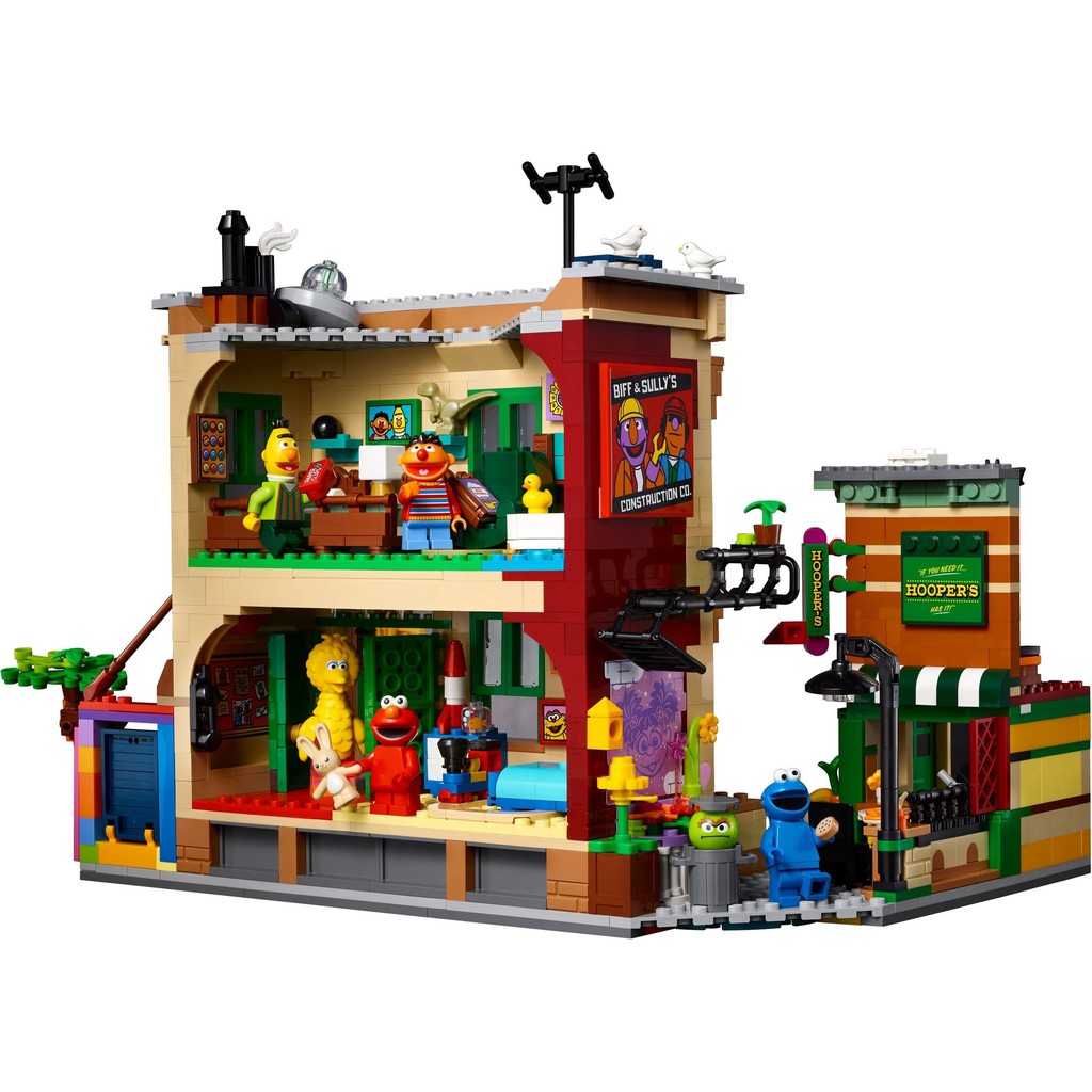 21324 Đồ chơi lắp ráp Iego Ideas 123 Sesame Street - Bộ đồ chơi xếp hình Đồ chơi lắp ráp Iego