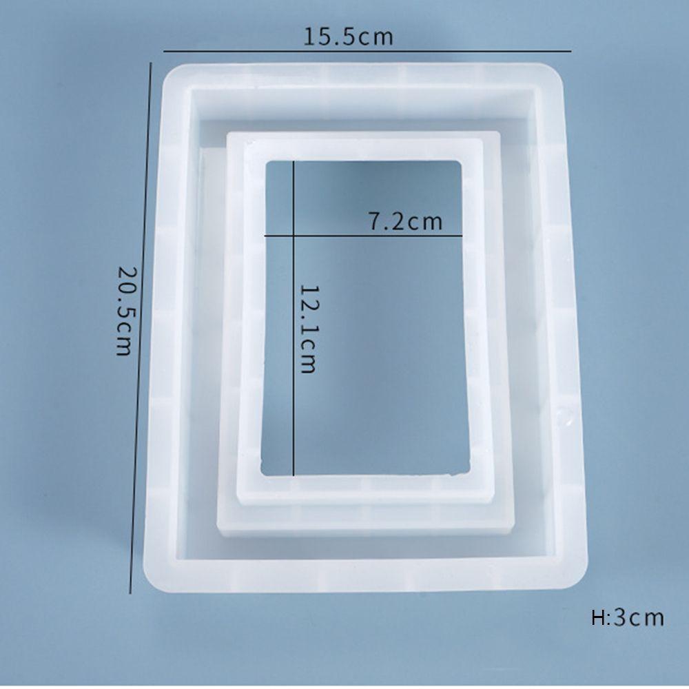 Khuôn Silicone Làm Khung Ảnh Hình Trái Tim DIY
