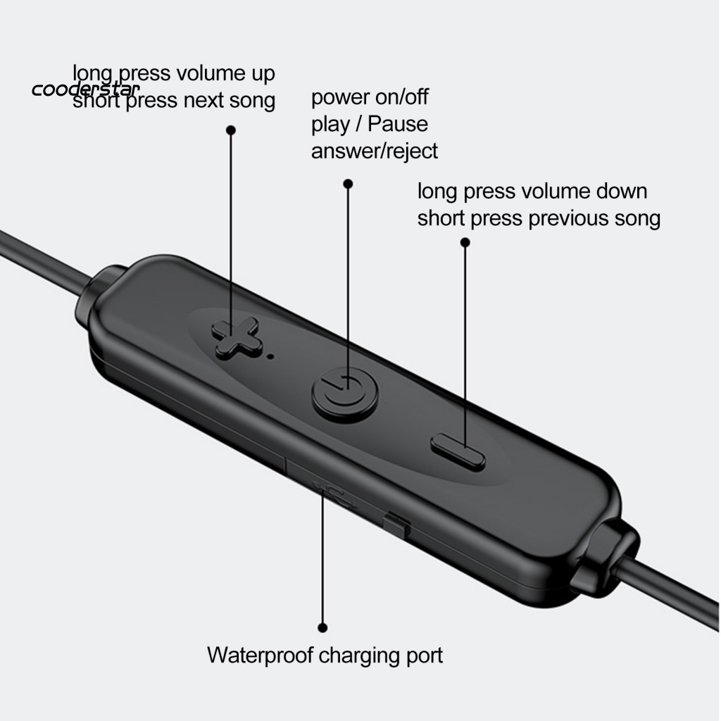 Tai Nghe Bluetooth Không Dây IPX5 Chống Nước Giảm Tiếng Ồn