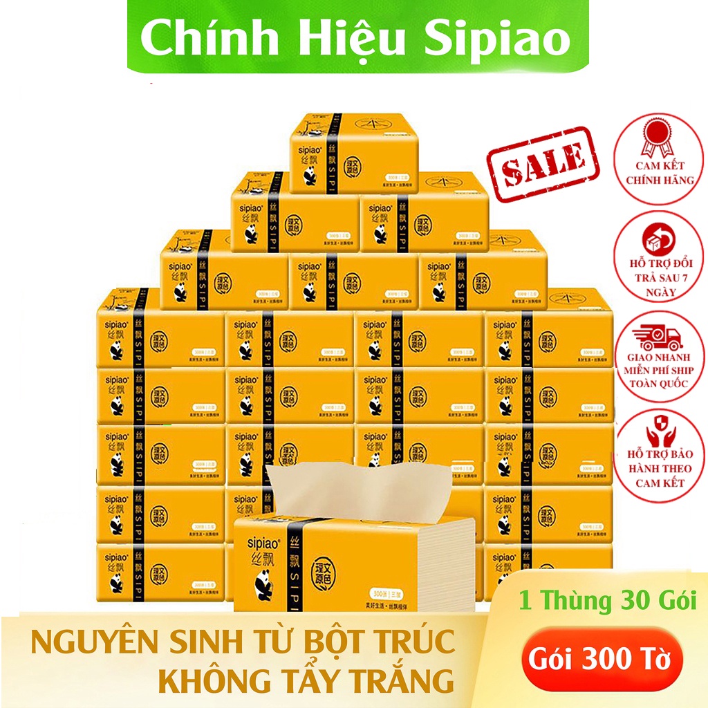 [Trùm Sỉ ] Giấy Ăn Gấu Trúc - Chính Hiệu Sipiao