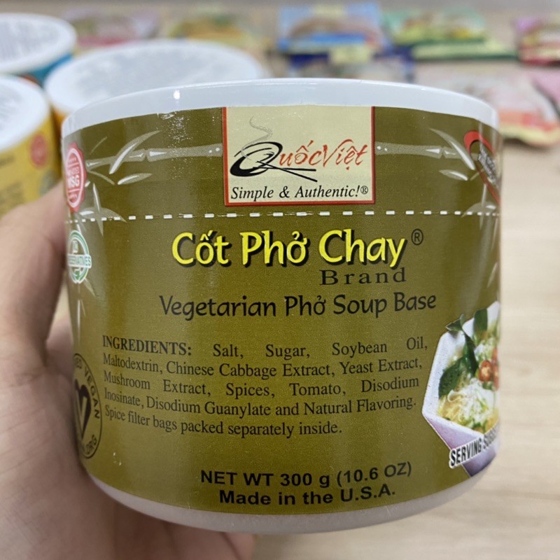 Gia Vị Nấu Phở Chay Cốt Quốc Việt Hộp 300g