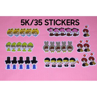 (Có sẵn) Set sticker chibi BTS Century Girls