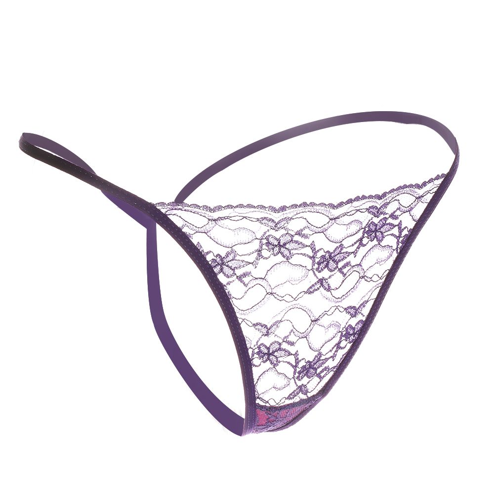 1 Quần Lót Lọt Khe Phối Ren Xuyên Thấu Gợi Cảm Thời Trang Cho Nữ
