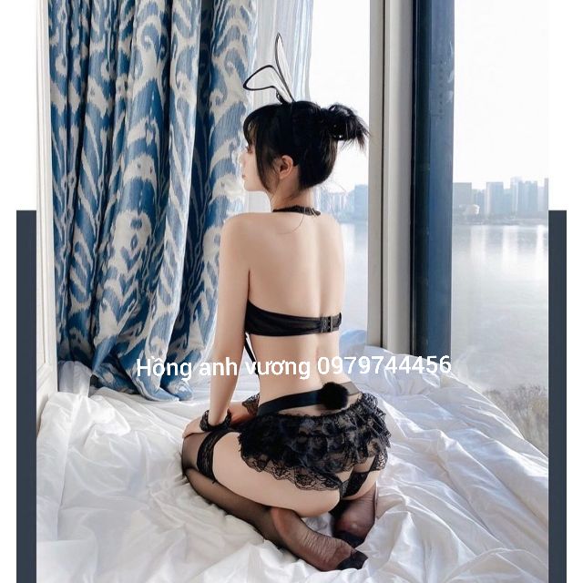 cosplay thỏ ren bunny kèm bờm sexy gợi cảm | BigBuy360 - bigbuy360.vn