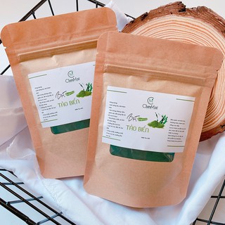 BỘT TẢO XOẮN NHẬT (TẢO BIỂN) HANDMADE (100GR) - SÁNG DA, MỜ THÂM, HÚT ĐỘC TỐ DA