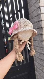 Nón tóc giả cho bé