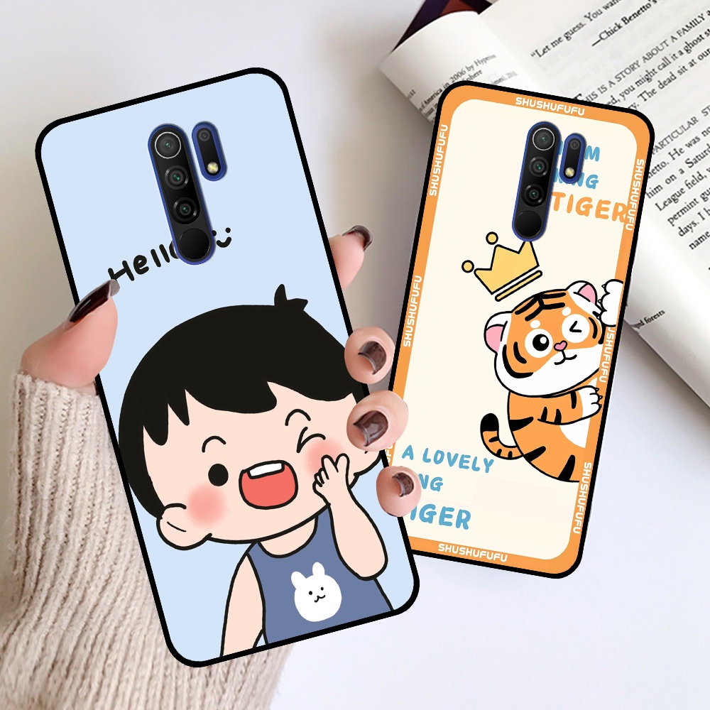 Ốp Xiaomi Redmi 9 in hình mickey, hổ, kingtiger siêu rẻ T19 - T24