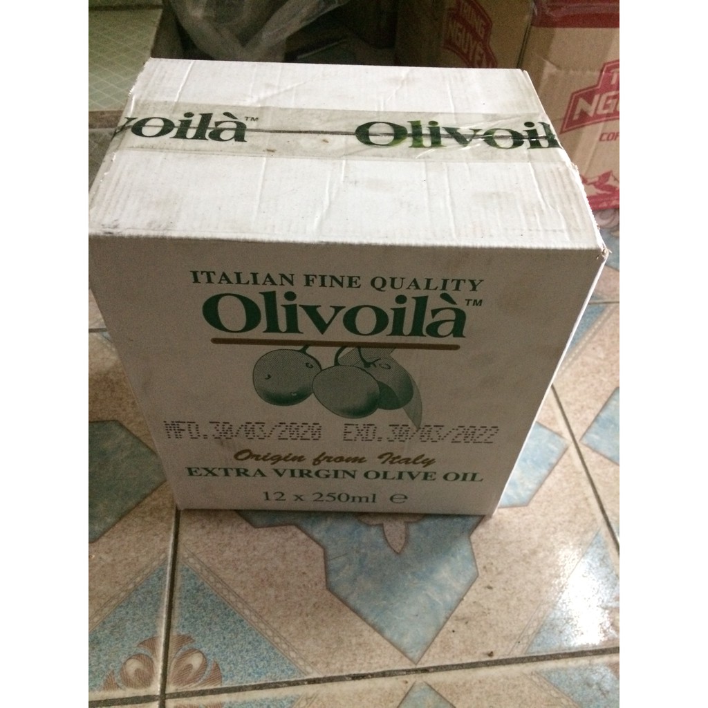 1 Thùng Dầu Oliu 12 chai 250ml