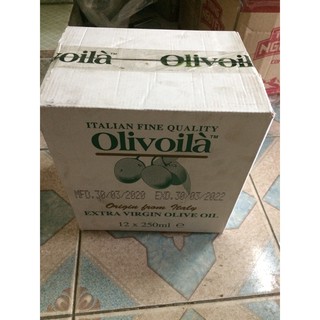 1 Thùng Dầu Oliu 12 chai 250ml