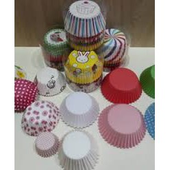 Giấy lót cupcake đủ loại 100 cái