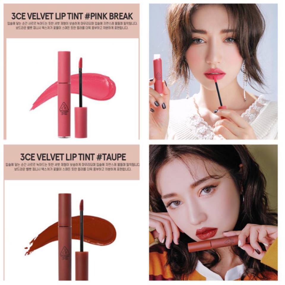 SON 3CE VELVET LIP TINT | BigBuy360 - bigbuy360.vn