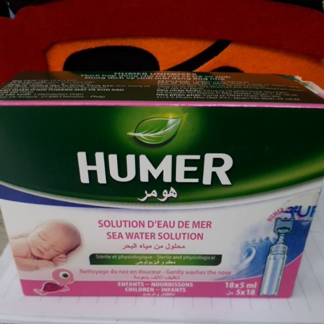 Nước biển sâu dạng Tép thích hợp cho trẻ sơ sinh : Humer Unidoses( date 10-2022)