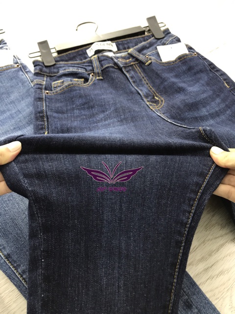 Quần skinny jean ôm nữ lưng cao⚡️quần bò nữ cạp cao co giãn rách gối Nhipham shop/vnxk