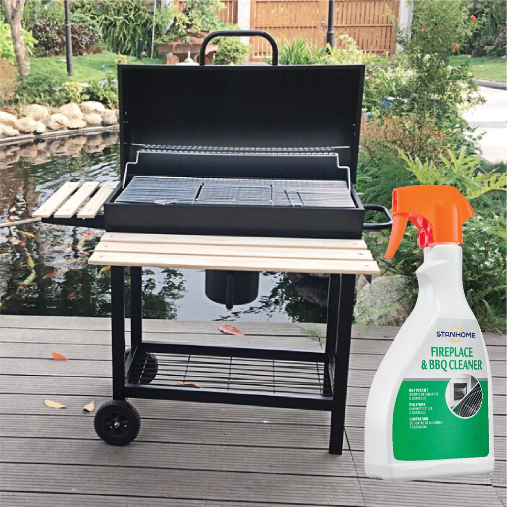 Xịt làm sạch bếp nướng BBQ, lò sưởi Stanhome Fireplace &amp; BBQ Cleaner 500ml