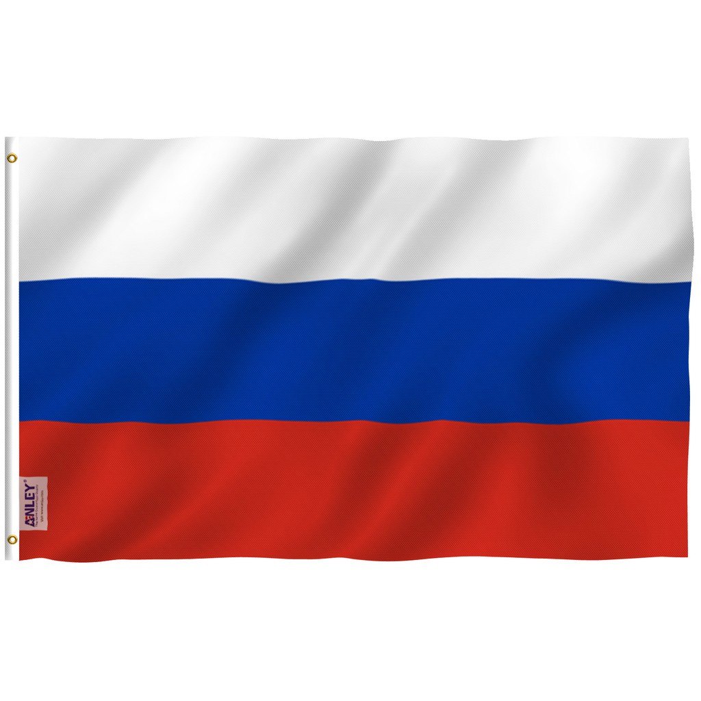 Lá cờ Nga 90x150cm chất lượng cao
