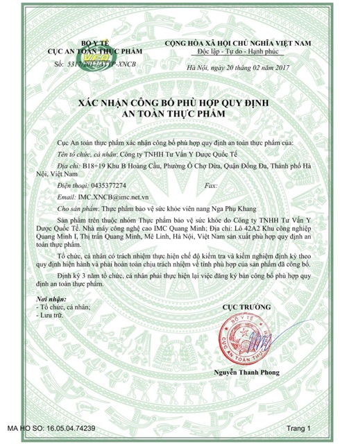 Nga Phụ Khang (60 viên) - Nhà thuốc Amipharma