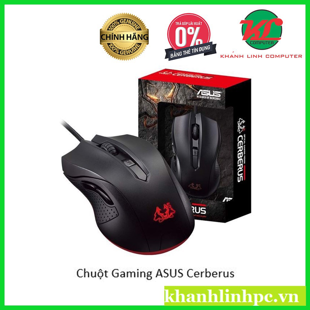 [Giá tốt] Chuột Gaming ASUS Cerberus mới 100% chính hãng 95