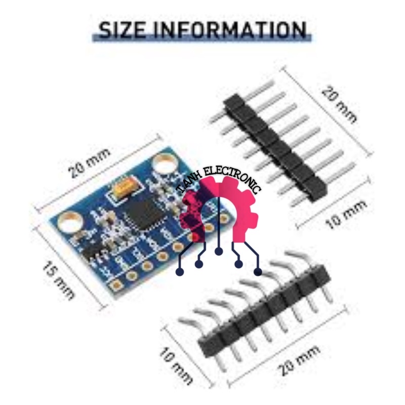 MODULE CẢM BIẾN GIA TỐC GÓC 6 TRỤC MPU6050