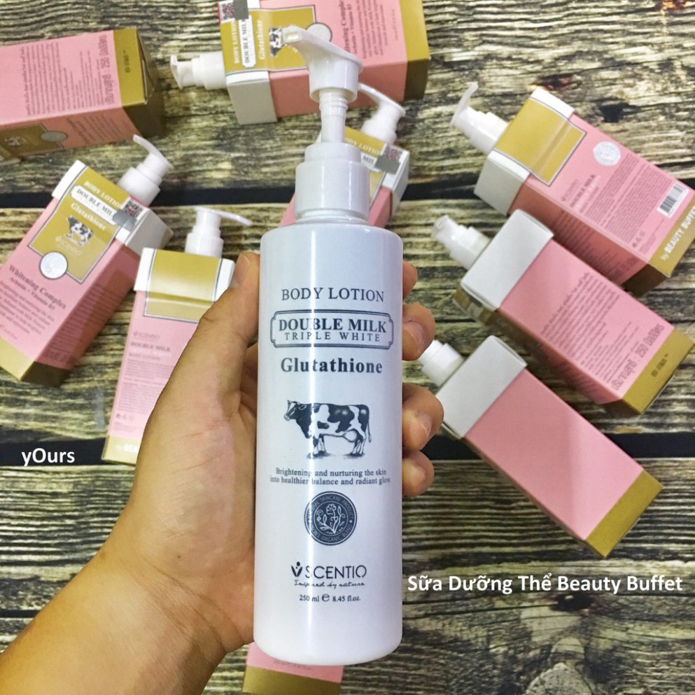 [Auth Thái] Combo Sữa Dưỡng Thể và Sữa Tắm Dưỡng Trắng Bò Thái Beauty Buffet - Trọn Bộ Lotion và Sữa