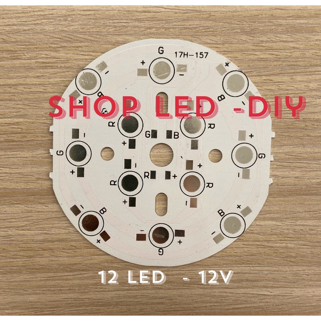 Đế tản nhiệt mạch tròn hàn led PCB 12w