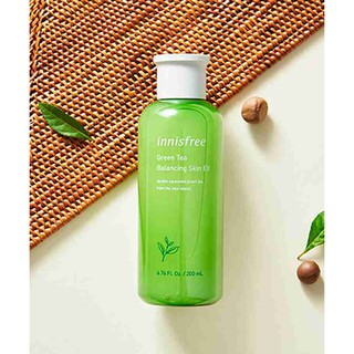 NƯỚC HOA HỒNG ☘TRÀ XANH Innisfree DÀNH CHO DA HỖN HỢP INNISFREE GREEN TEA BALANCING SKIN EX