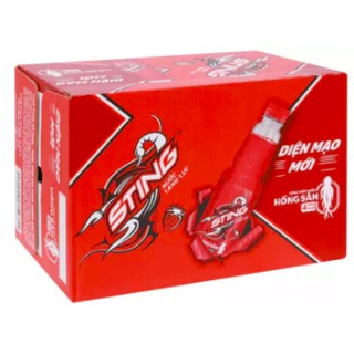THÙNG 24 CHAI STING ĐỎ DÂU (330ML/CHAI)