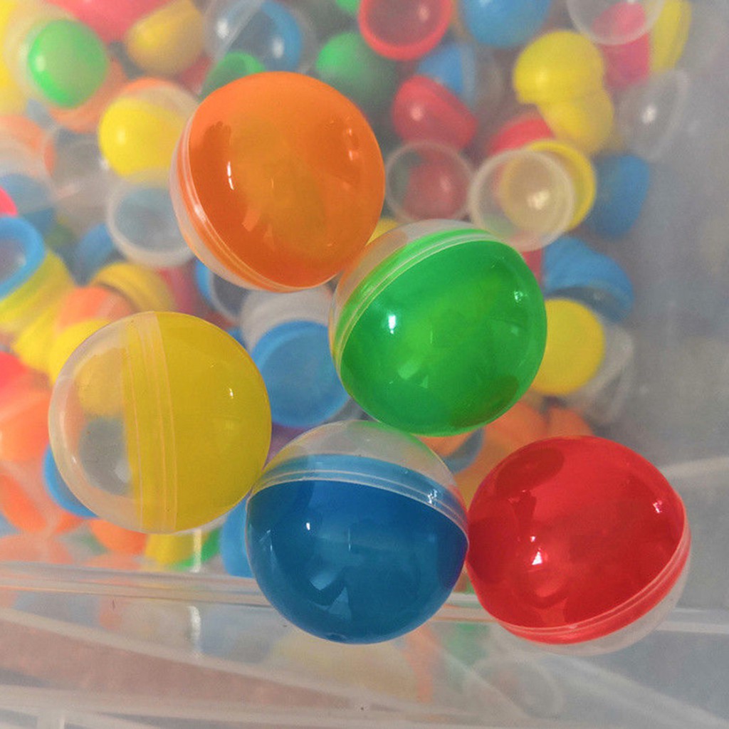 Bộ 10 quả bóng đồ chơi trong máy bán hàng tự động nhiều màu sắc đường kính 32mm 1.2inch