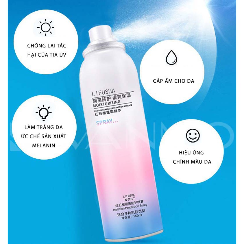 [Mã SRJULY1619 giảm 15K đơn 50K] Xịt Chống Nắng Toàn Thân Nâng Tone, Chống Nước 150ml | BigBuy360 - bigbuy360.vn