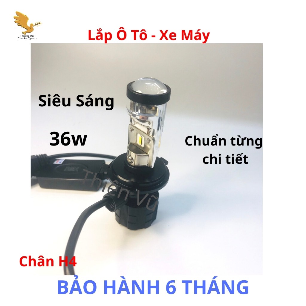 Đèn Pha Led Bi Cầu Ô Tô - Xe Máy Siêu Sáng - Giá 1 Bóng