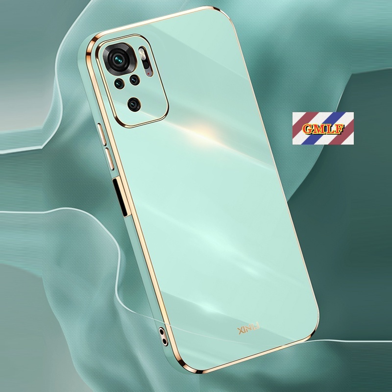 Ốp Điện Thoại Silicon Mạ Viền 6D Cho Xiaomi Redmi Note 10 9 Pro 10S 9S 7S 8 7
