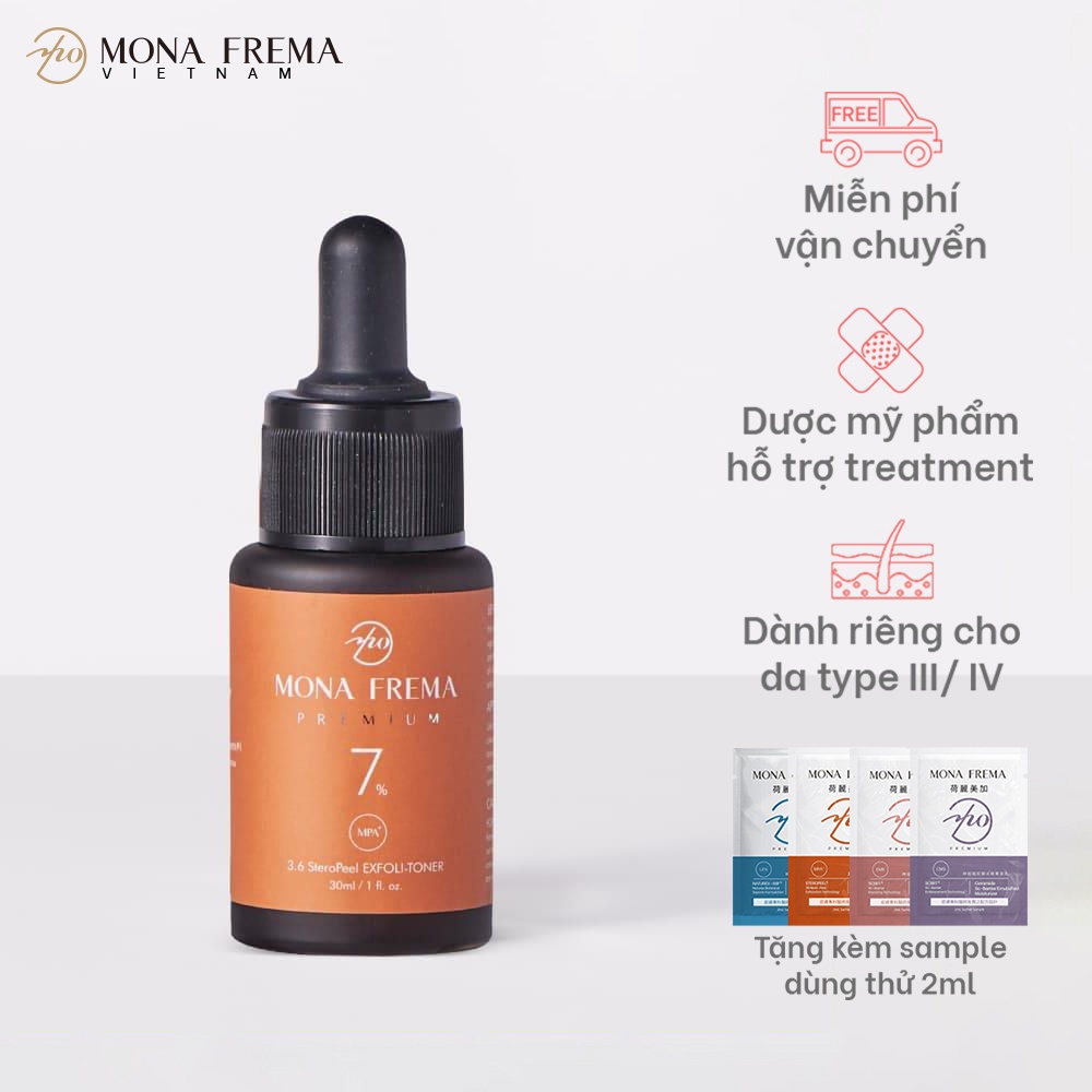 Toner Tấy Tế Bào Chết Mona Frema MPA 3.6 SteroPeel Exfoli- Toner 7% 30ml