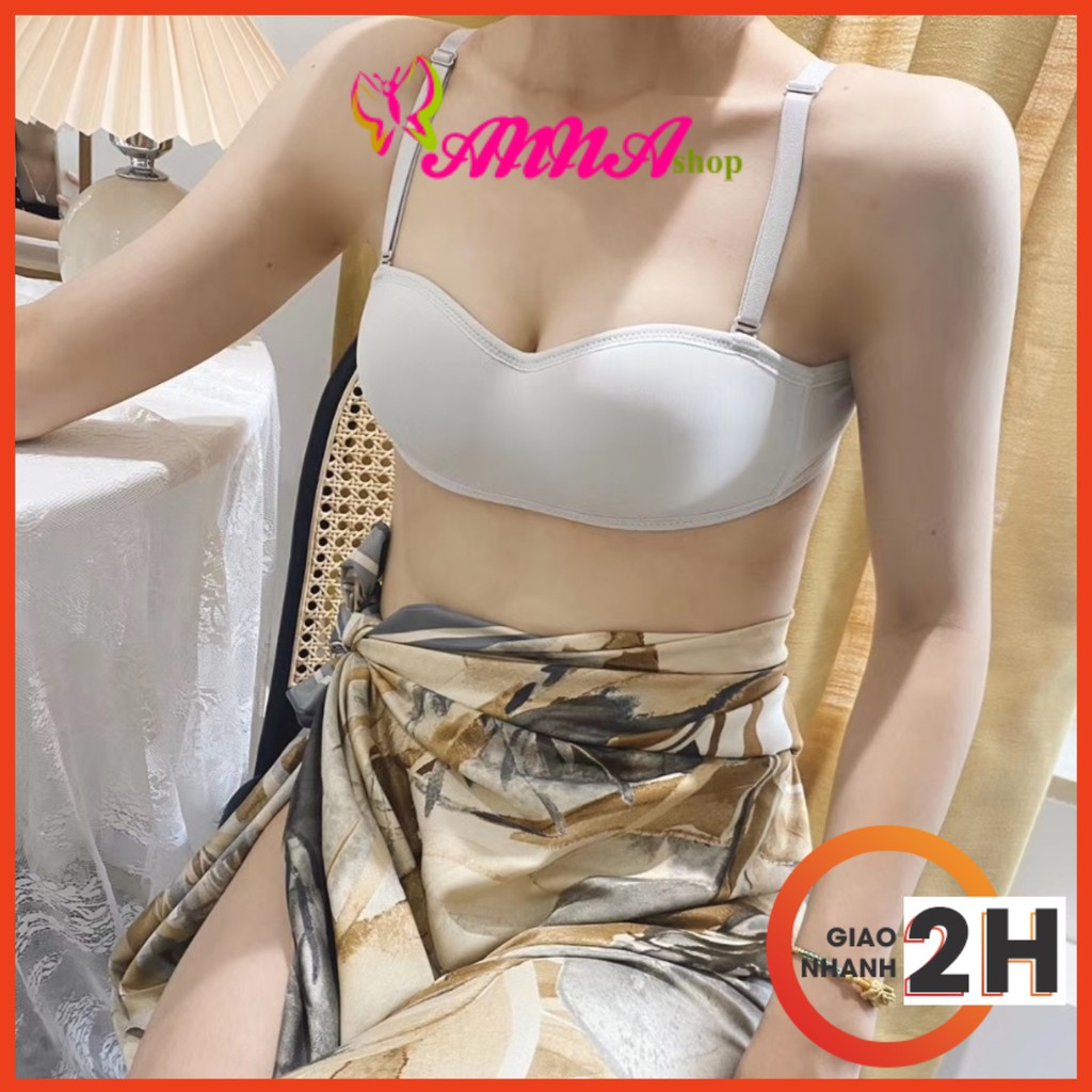 Áo ngực nữ cúp ngang nhiều màu có size 38/85, thiết kế đơn giản, trẻ trung, dễ phối đồ (MS 04001) Anna Shop
