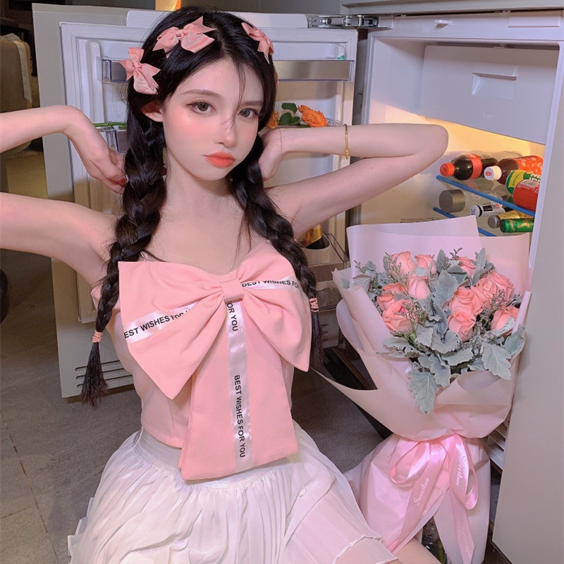 Áo Quây Ngực Đính Nơ Thời Trang Mùa Hè Quyến Rũ Dễ Phối Đồ