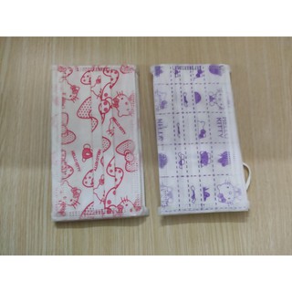 COMBO 10 khẩu trang y tế 3 lớp Famapro hình Hello Kitty, Đoremon