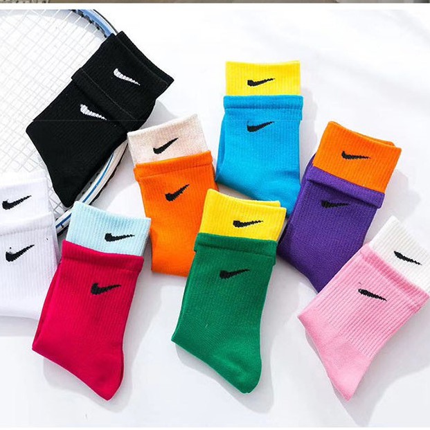 Tất nike 2 tầng cổ cao [ mẫu mới 2021 ] phối cùng sneaker siêu chất