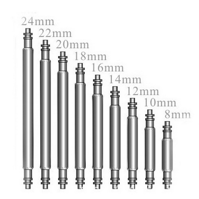 Bộ 20 Chốt Lò Xo 1.5mm Dài 20mm 22mm Bằng Thép Không Gỉ Dùng Sửa Chữa Đồng Hồ