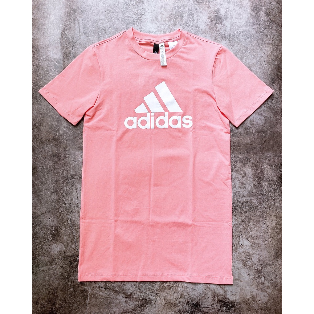 [HÀNG XUẤT XỊN] Đầm / Váy das hồng 1800 ESSENTIALS LOGO DRESS PINK Made in Cambodia full tag code
