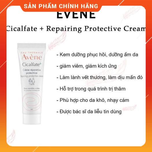 Avène Cicalfate Repair Cream - Kem Giảm Thâm Phục Hồi Da 100ml -Ộp Cosmetic