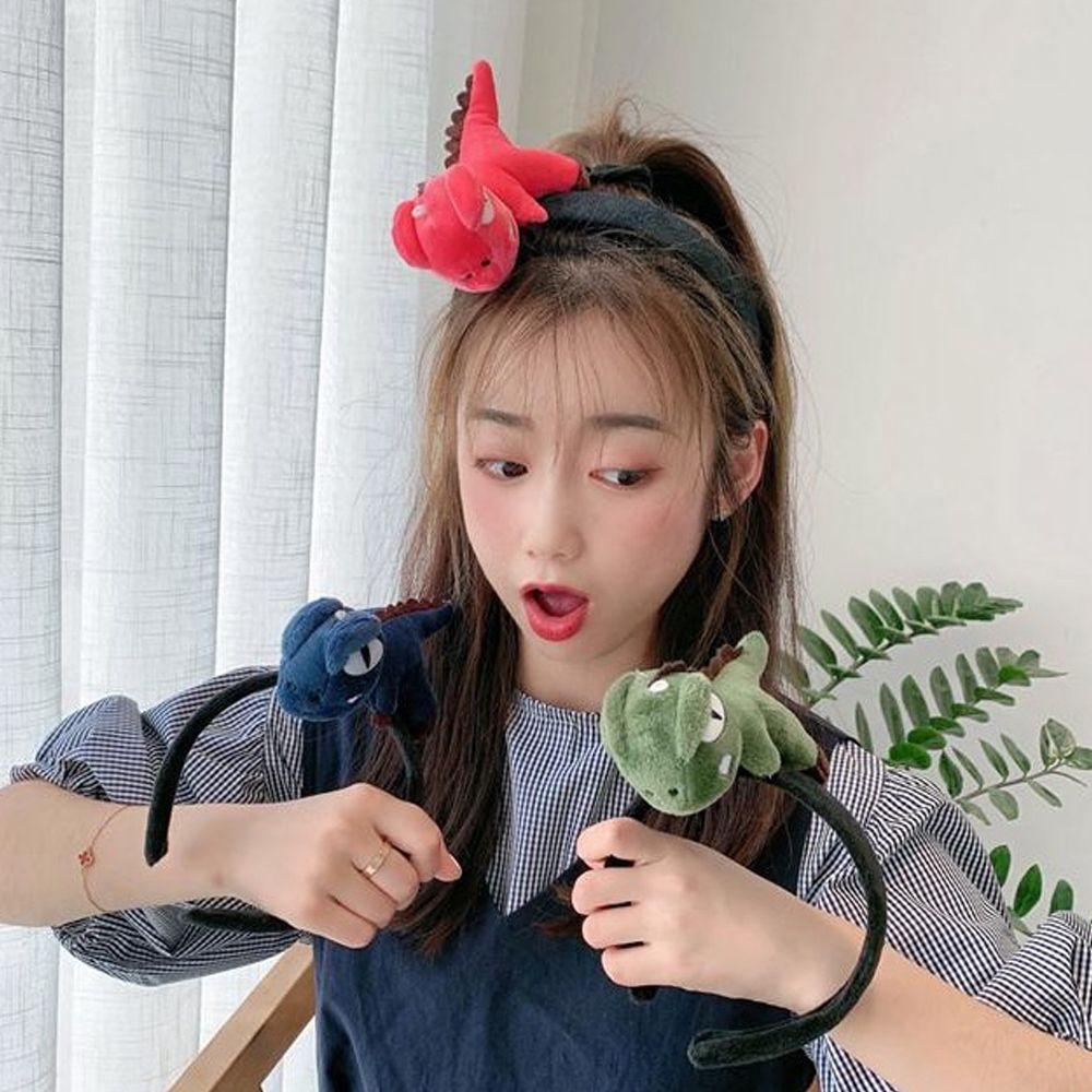 1 Băng Đô Cài Tóc Rửa Mặt Hình Thú Hoạt Hình Dễ Thương Cho Nữ