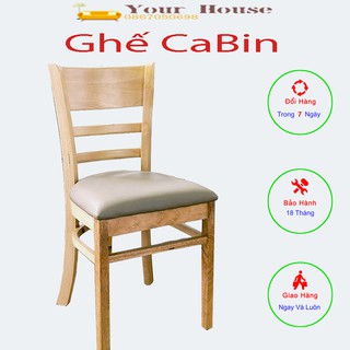 Ghế cabin, ghế cafe your house gỗ tự nhiên cao cấp