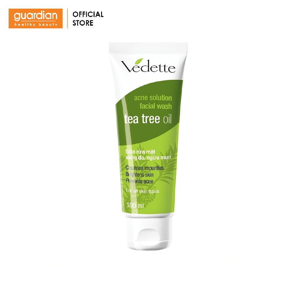 Sữa Rửa Mặt Ngừa Mụn Vedette Tràm Trà (100ml) | BigBuy360 - bigbuy360.vn