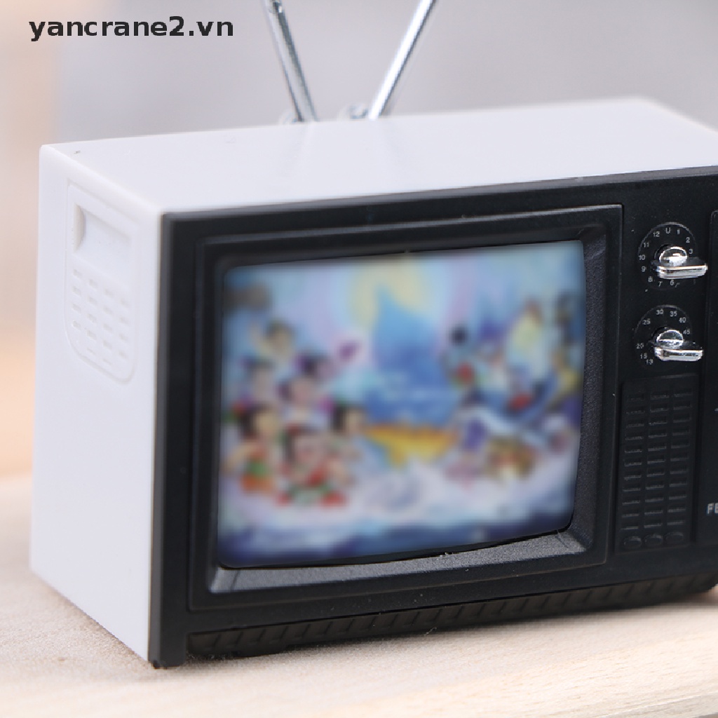 Mô Hình TV Đồ Chơi Mini Phong Cách Cổ Điển {yancrane2.vn}